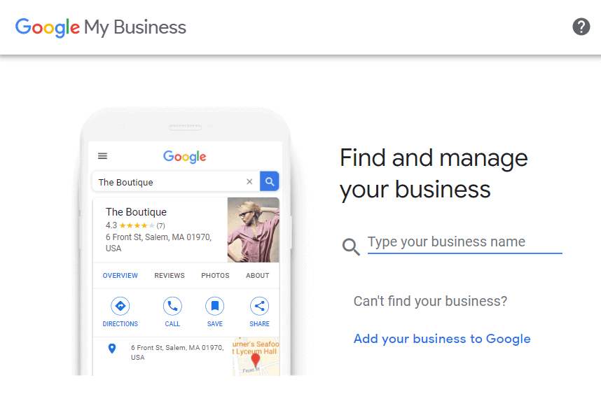 Find and Manage Your Google Business Profile
