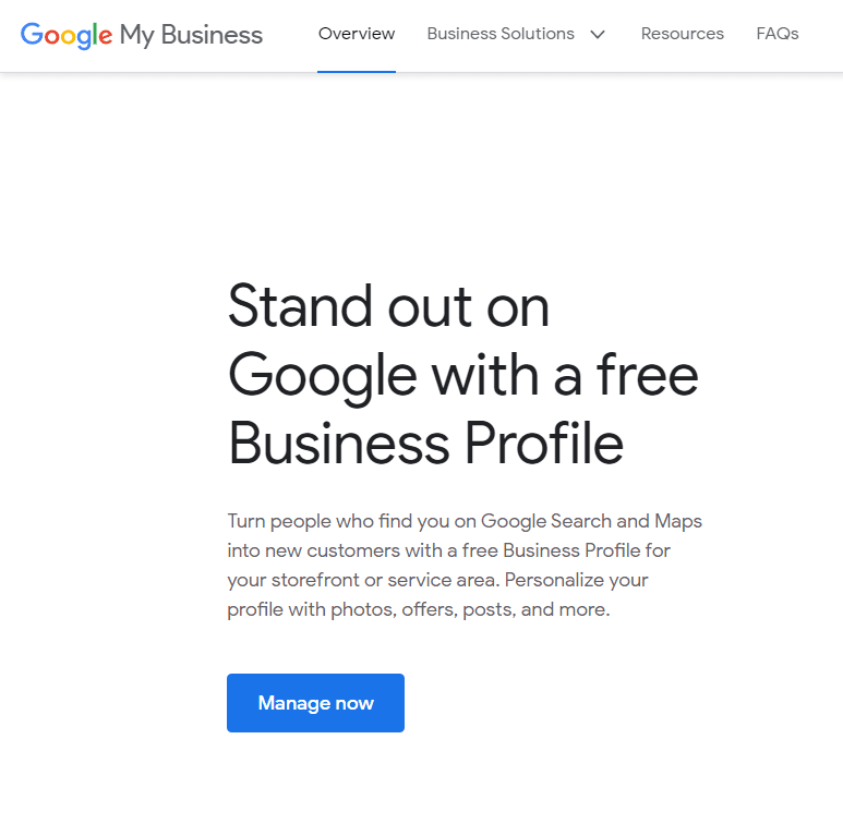 Manage Your Google Business Profile