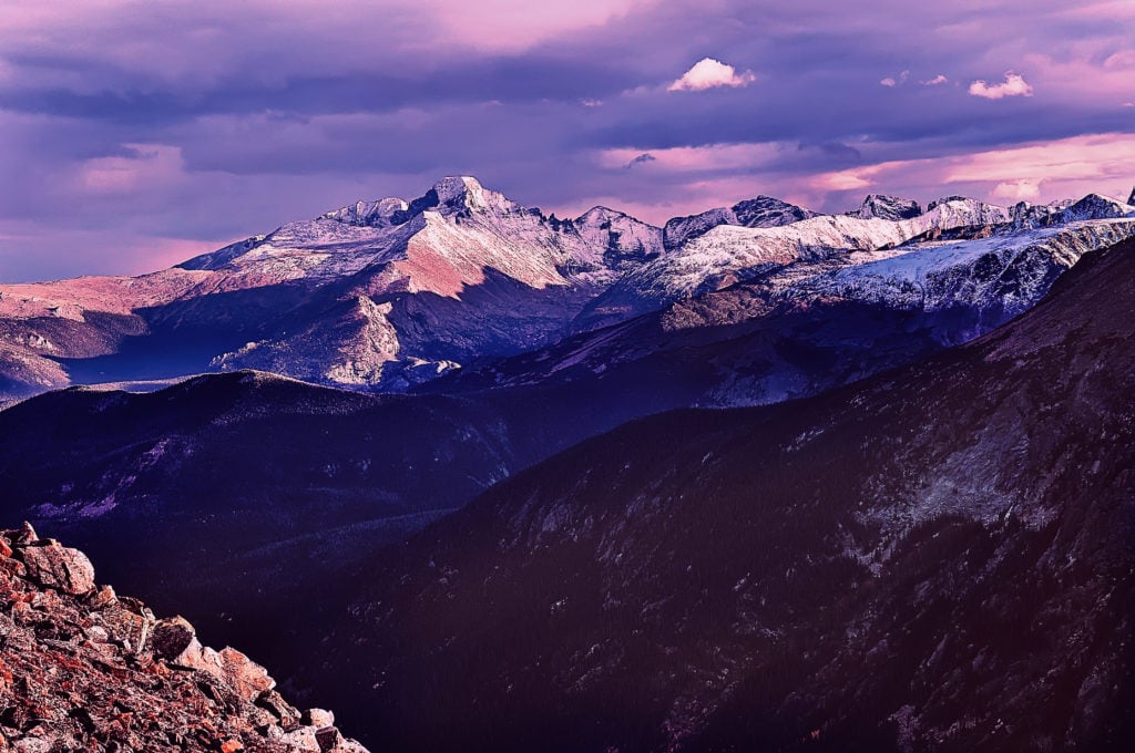 View of Rocky Mountain National Park from Trail Ridge Road by RunLocal Marketing