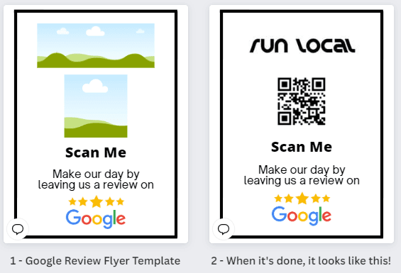 Asking For Reviews is Easier with This Free Google Review Flyer Template to Ask Customers to Leave us a review