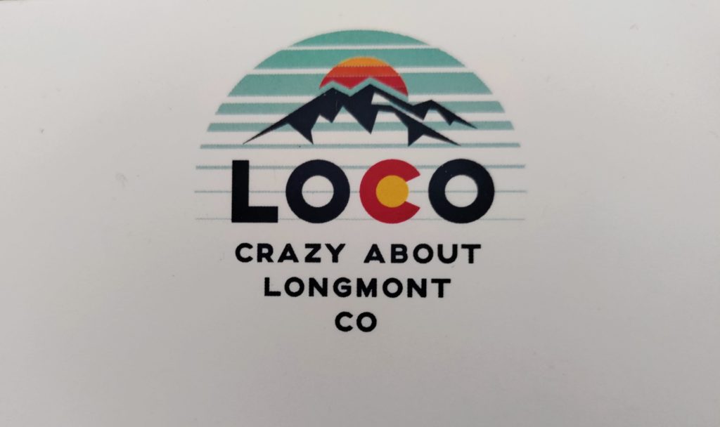 Custom printed notepad for LOCO Visit Longmont by PGS Print Colorado, Photo by RunLocal Marketing in Longmont, CO